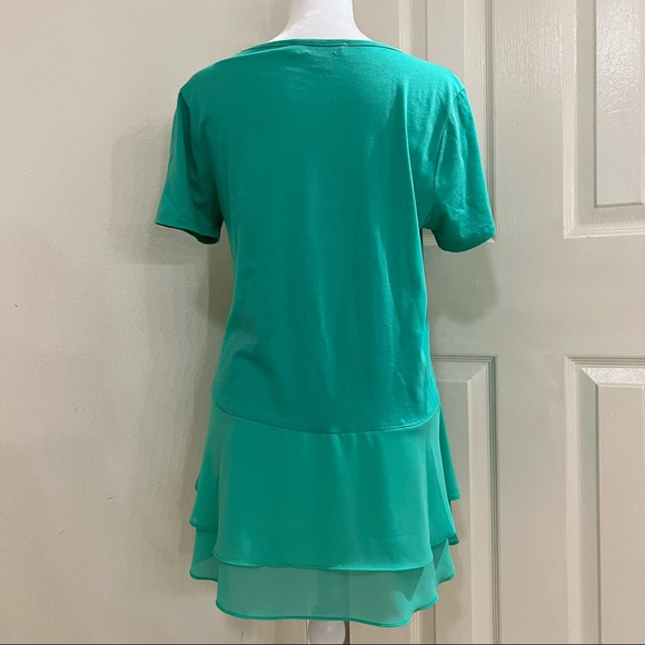 Michael Kors Turqoise Tiered Top - Picture 3 of 5